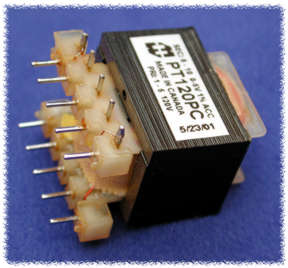 Hammond PT120PC Potential Transformer, Line Voltage 120V, PC Board Mount, Pt Series