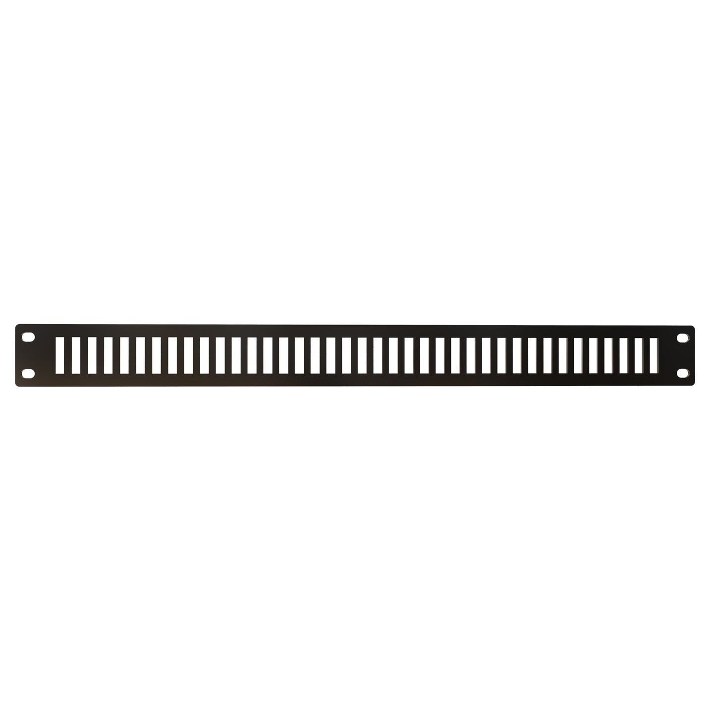 Hammond PVSA19001BK 19" Vented Rack Panel, Black 1.75"H (1U)
