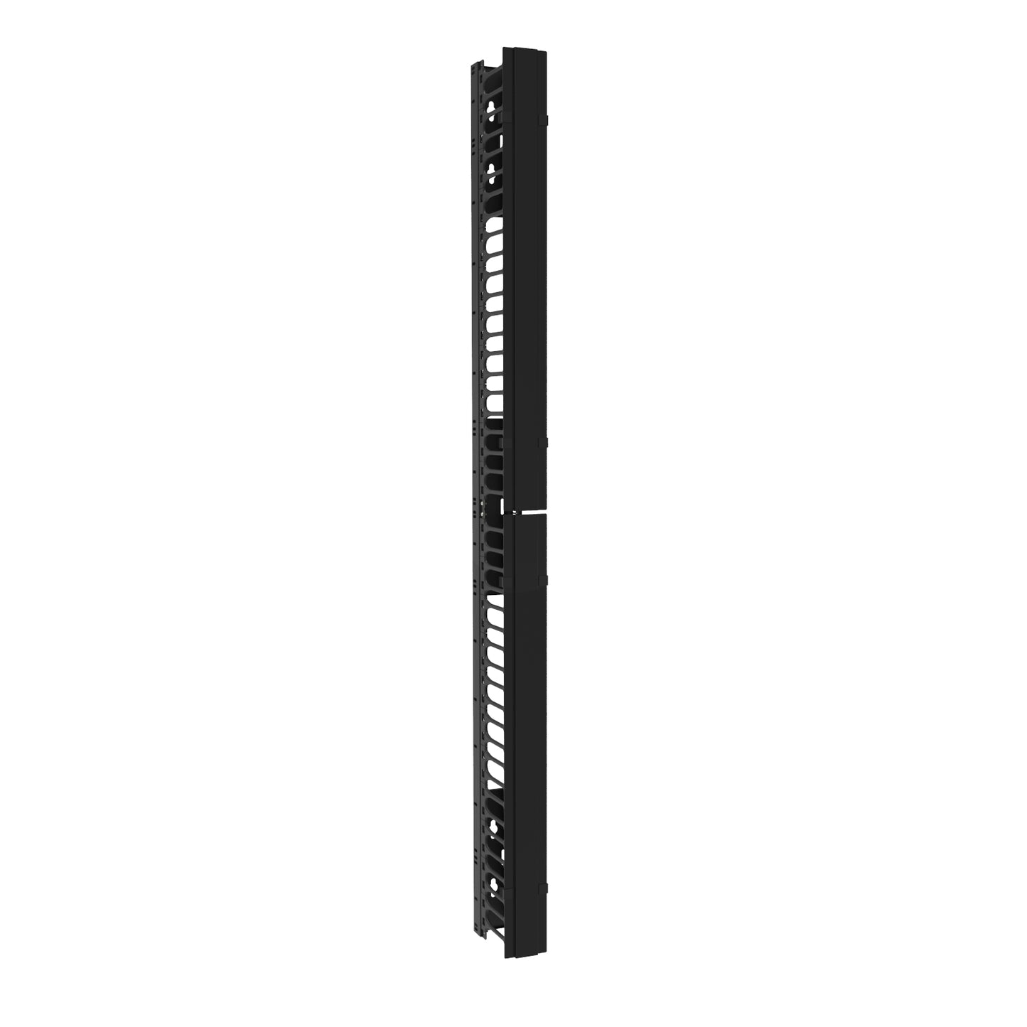 Hammond Rack Basics RB-VFM45-4-1 45U 4" Wide 1-Sided Server Rack Finger Vertical Cable Manager