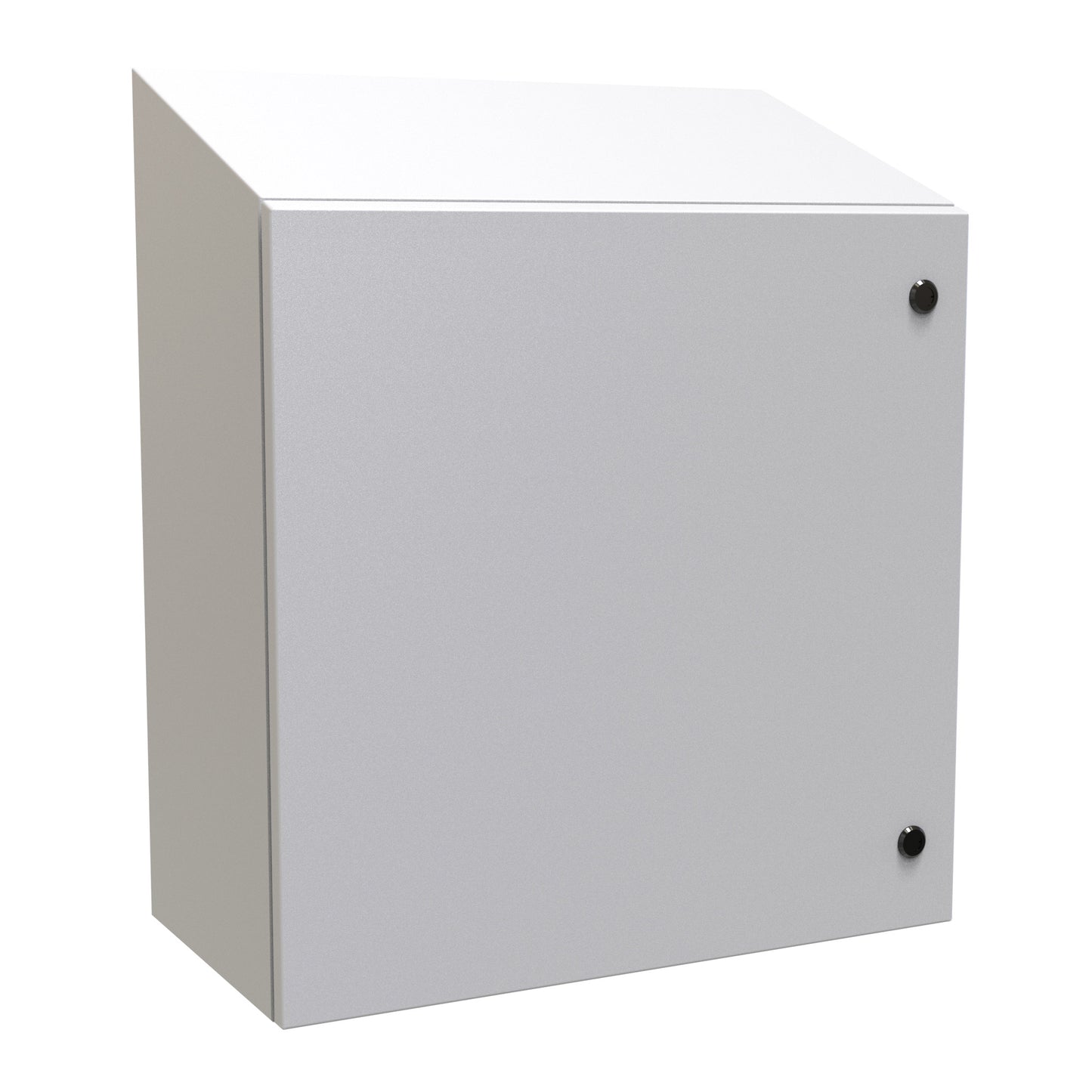Hammond ST242412LG N4,12 Eclipse Slope Top Enclosure. - 24" x 24" x 12" - Steel/Light Gray