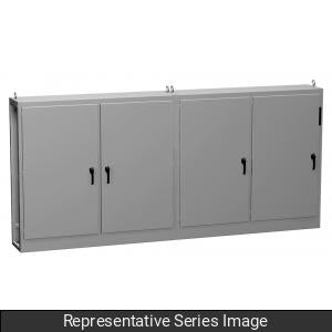Hammond UHDM8424ECA Formed End Cap - 84" x 24" - Steel/Gray