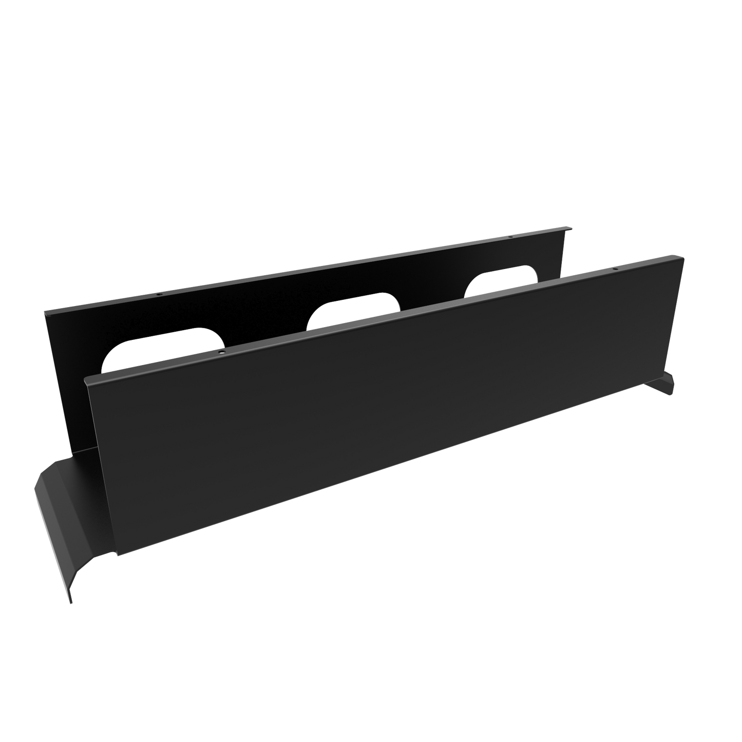 Hammond WCTTM Top-of-Rack Waterfall Cable Entry Manager, 16-Gauge Steel, Black, 5.95" H x 23.02" W x 5.88" D.