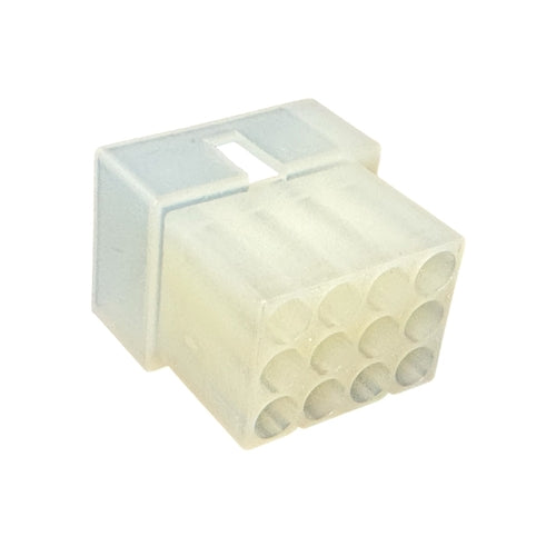 Molex .093" 12 Pin Connector Inline Housing Plug 03-09-2121 (Mates with 03-09-1125)