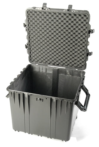 Pelican 0370NF Protector Cube Case with No Foam (Empty), Black (ID 24"L x 24"W x 24"D) Mfr# 0370-001-110