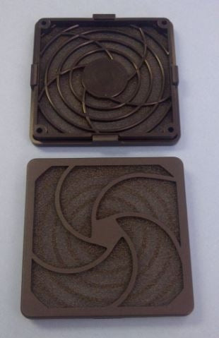 Qualtek 09362-F/45 Plastic Fan Filter 92mm 45PPI