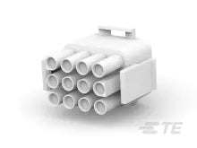 AMP TE 1-480708-0 Male 12 Pin Universal MATE-N-LOK Connector Housing
