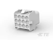 AMP TE 1-480709-0 Female 12 Pin Universal MATE-N-LOK Connector Housing