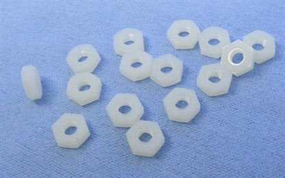 Philmore 10-516C 6-32 1/4" Nylon Hex Nut 100/Pack