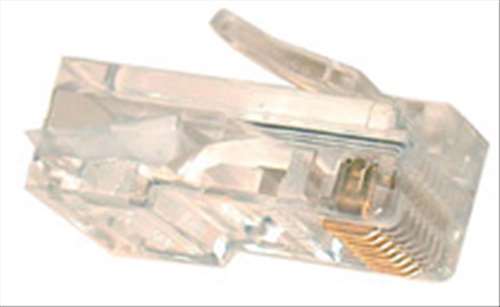 Circuit-Test 100-208C5 RJ45 8 Conductor Cat5e Crimp Plugs, 50U, CSA-Ru ** for Solid Wire **