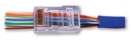 Platinum 100003B EZ-RJ45 CAT5/5E Connectors 100/Pack, Solid or Stranded Wire, EZ Crimp Tools: 100062, 100054 or 100004