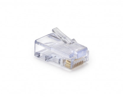Platinum 100003C EZ-RJ45 CAT5/5E Connectors 50/Pack, Solid or Stranded Wire, EZ Crimp Tools: 100062, 100054 or 100004