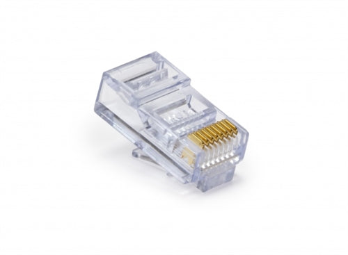 Platinum 100003C EZ-RJ45 CAT5/5E Connectors 50/Pack, Solid or Stranded Wire, EZ Crimp Tools: 100062, 100054 or 100004