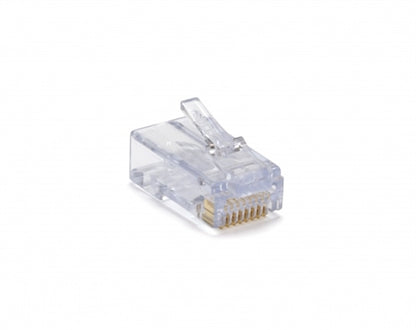 Platinum 100010B EZ-RJ45 Cat6 Connectors 100/Pack, Solid or Stranded Wire, EZ Crimp Tools: 100062, 100054 or 100004