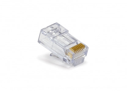 Platinum 100010B EZ-RJ45 Cat6 Connectors 100/Pack, Solid or Stranded Wire, EZ Crimp Tools: 100062, 100054 or 100004
