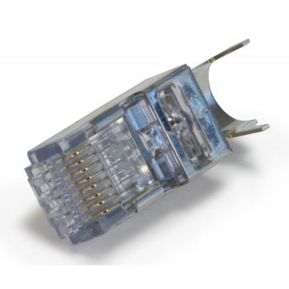 Platinum 100027C EZEX48 Shielded, External Ground, Cat6a Connector, 25/Pack