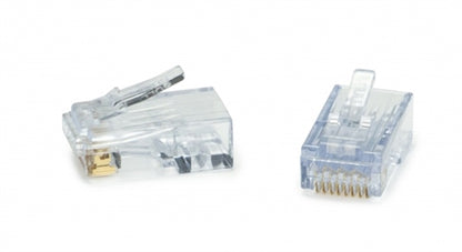 Platinum 100029C EZEX48-EZEX-RJ45 Cat6a Connector, for Solid or Stranded 23-22AWG, 50/Pack