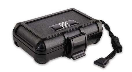 UK 1000BLK S3 Black Watertight Case (ID: 3.9" x 2.37" x 1") Padded