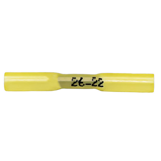 PICO 1000-15 26-22 AWG Vinyl Heat-Shrink Butt Connectors, 25-Piece