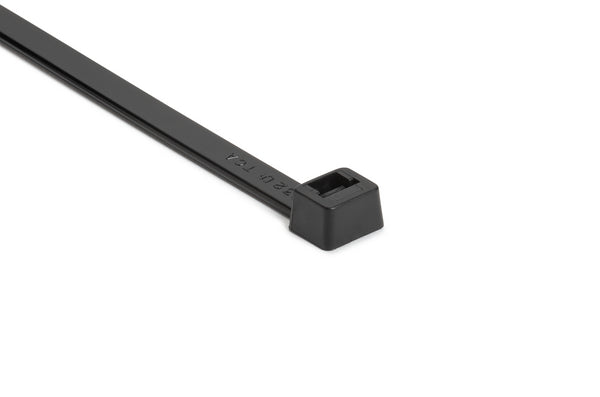 Hellermann Tyton T120R0UVH4 Heavy Duty Cable Tie, 15" Long, UL Rated, 120lb Tensile Strength, PA66UV, Black, 500/pkg