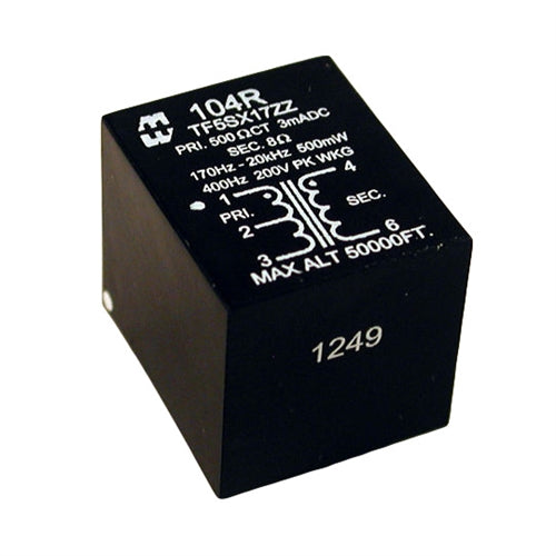 Hammond 104B Audio Transformer, Potted, Primary 150OHMS, Secondary 80000 Ohms