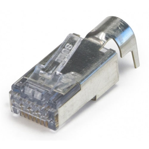 Platinum 105028 EZEX44 Shielded, External Ground, Cat6 Connector, 100/Pack