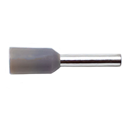 PICO 10708-16 20 AWG 8mm Ferrule Connectors - Grey, 100-Piece