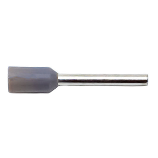PICO 10712-16 20 AWG 12mm Ferrule Connectors - Grey, 100-Piece