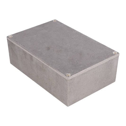Hammond 10758PSLA Eddystone Die-Cast Aluminum Enclosure, Lap Joint Lid with Screws, 145 mm x 95 mm x 45 mm, Natural aluminum, IP54.