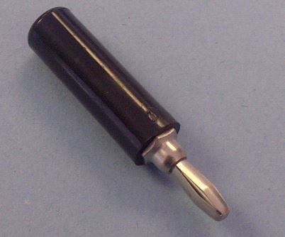 Johnson Heavy Duty Black Banana Plug 108-0752-001