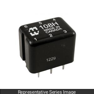 Hammond 108T Audio Transformer, Potted, Primary 10k Ctohms, Secondary 10k CT Ohms
