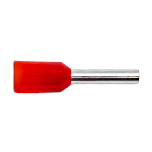 PICO 10808-16 18 AWG 8mm Ferrule Connectors - Red, 100-Piece