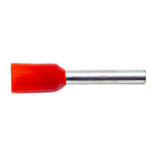 PICO 10810-38 18 AWG 10mm Ferrule Connectors - Red, 500-Piece