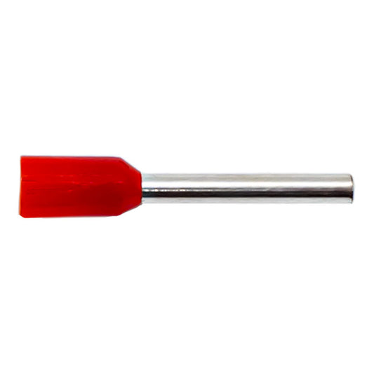 PICO 10812-38 18 AWG 12mm Ferrule Connectors - Red, 500-Piece
