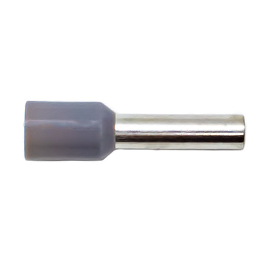 PICO 11112-16 12 AWG 12mm Ferrule Connectors - Grey, 100-Piece