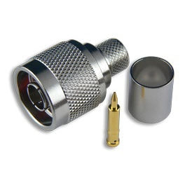 TCC 11-11T-3-TGN Male N Type Crimp Connector for LMR400 Cable