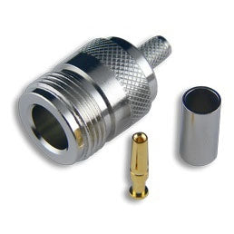TCC 11-14F-2-TGN Female N Type Crimp Connector for RG58