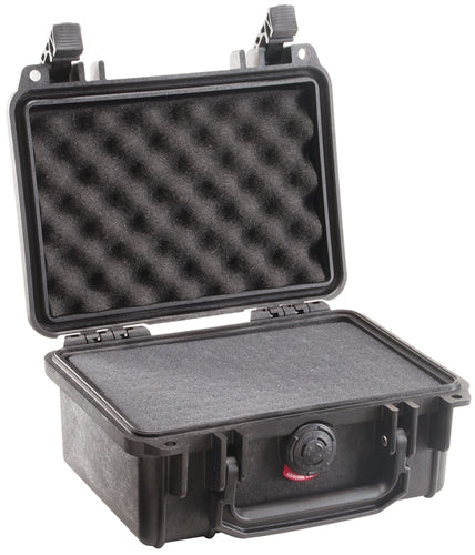 Pelican 1120 Protector Case with Foam, Black (ID 7.29" x 4.78" x 3.33") Mfr# 1120-000-110