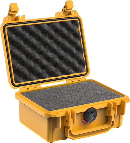 Pelican 1120 Protector Case with Foam, Yellow (ID 7.29" x 4.78" x 3.33") Mfr# 1120-000-240
