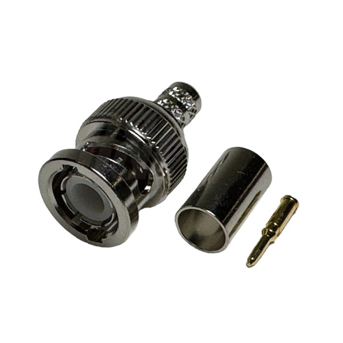 Amphenol 112533 BNC Male 50 Ohm Crimp Connector for RG8X/LMR240