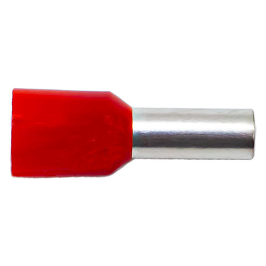 PICO 11312-38 8 AWG 12mm Ferrule Connectors - Red, 500-Piece