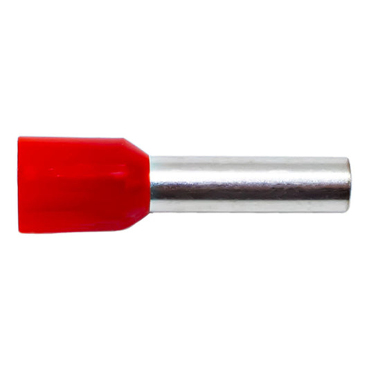 PICO 11318-38 8 AWG 18mm Ferrule Connectors - Red, 500-Piece