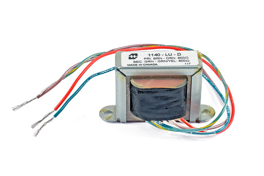 Hammond 1140-LU-D Audio Transformer, Line Output, Chassis Mount, Impedance Ratio 600 to 600