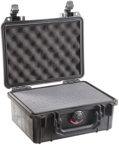 Pelican 1150 Protector Case with Foam, Black (ID 8.29" x 5.79" x 3.75") Mfr# 1150-000-110