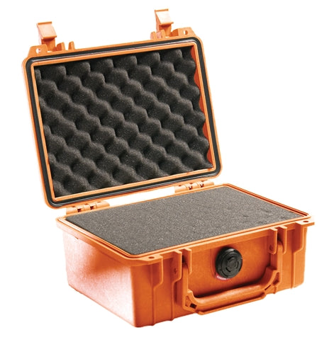 Pelican 1150 Protector Case with Foam, Orange (ID 8.29" x 5.79" x 3.75") Mfr# 1150-000-150