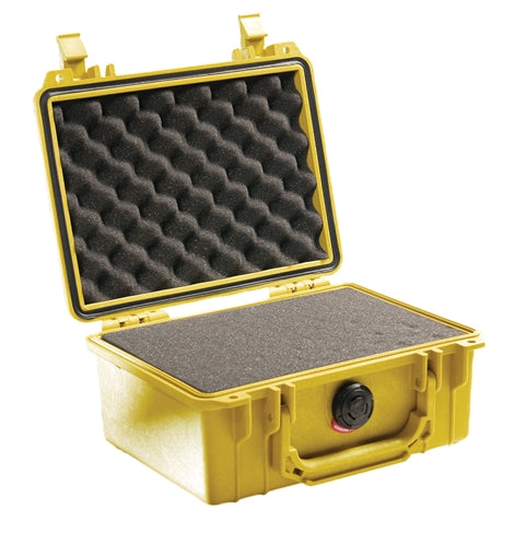 Pelican 1150 Protector Case with Foam, Yellow (ID 8.29" x 5.79" x 3.75") Mfr# 1150-000-240