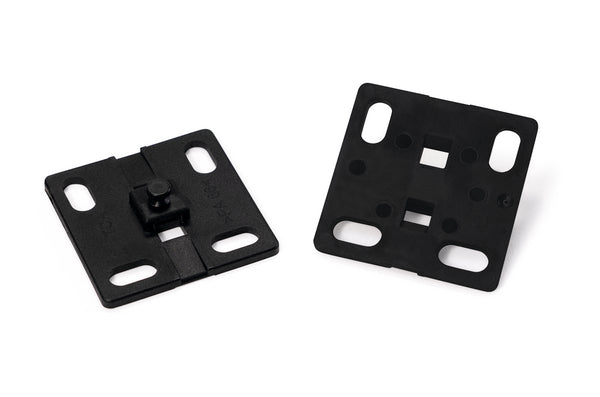 Hellermann Tyton 161-64014 Helawrap, Mounting Base without Adhesive, HWBASE, PA66HIRHS, Black, 50/pkg