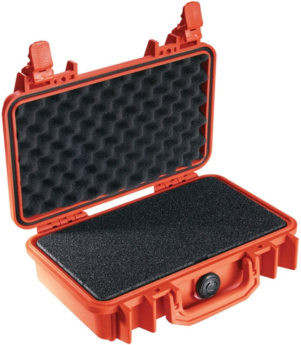 Pelican 1170 Protector Case with Foam, Orange (ID 10.54"L x 6.04"W x 3.16"D) Mfr# 1170-000-150
