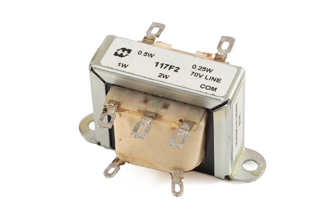 Hammond 117F2 Audio Transformer, Line Matching, 70 Volts, 2 Watts, 117 Series