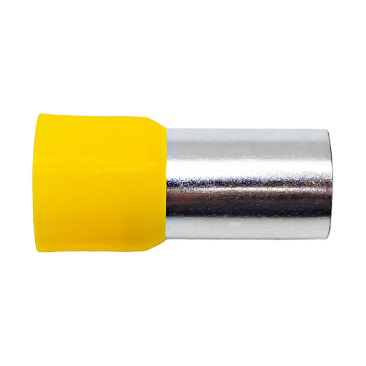 PICO 11821-36 2/0 AWG 21mm Ferrule Connectors - Yellow, 100-Piece