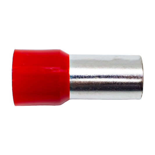 PICO 11925-36 3/0 AWG 25mm Ferrule Connectors - Red, 100-Piece